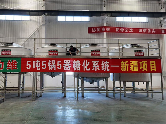 洛宁精酿啤酒设备厂—5吨精酿啤酒设备—新疆项目